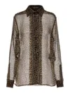 Tom Ford Semi-transparent Silk Chiffon Shirt