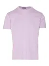 Tom Ford Cotton Blend Crewneck T-shirt In Purple
