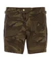 Tom Ford Camouflage Swim Trunks In Green