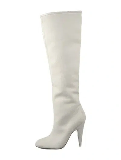 Pre-owned Tom Ford Canvas Boots In Neutral