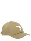 Tom Ford Canvas Cap In Brown