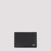 Tom Ford Black Calf Leather Card Holder In Black
