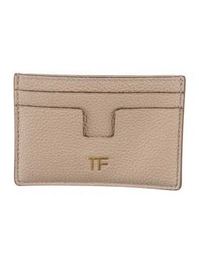 Pre-owned Tom Ford Card Holder In Brown