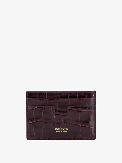 Tom Ford Card Holder In Purple