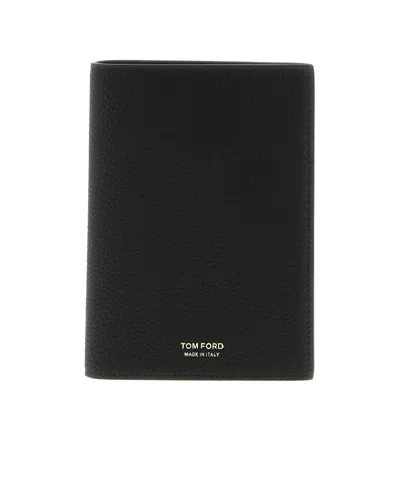 Tom Ford Card Holder With Brand Logo In Black