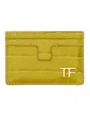 Tom Ford Shiny Embossed Classic Tf Card Holder