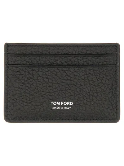 Tom Ford Card Holder With Logo In Black