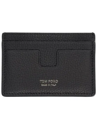 Tom Ford Card Holder With Logo In Black