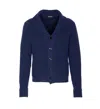 Tom Ford Silk Cardigan With Front Pockets And Shawl Collar