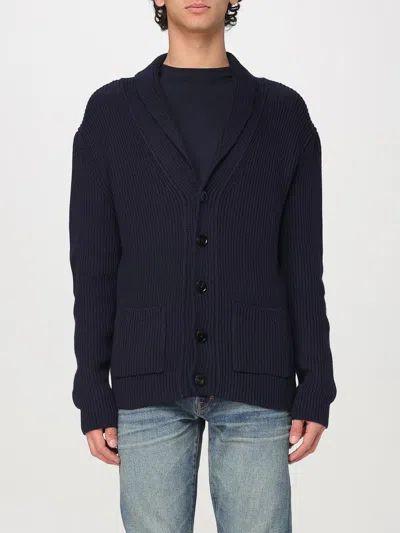 TOM FORD CARDIGAN TOM FORD MEN COLOR BLUE,G50212009