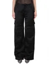 Tom Ford Cargo Pants With Concealed Zipper Closure In Black