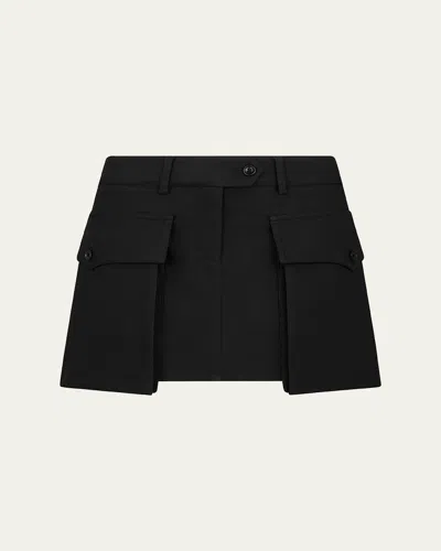 Tom Ford Cargo Pocket Mini Skirt In Black
