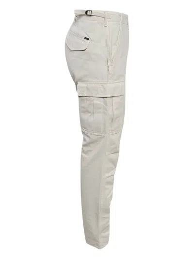 Pre-owned Tom Ford Cargo-pockets Trousers In White