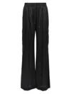 Tom Ford Stretch Silk Satin Flare Leg Cargo Pajama Pants