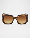 Tom Ford Carla 52mm Square Sunglasses In Multi