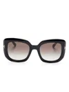 Tom Ford Carla 02 Sonnenbrille In Schwarz