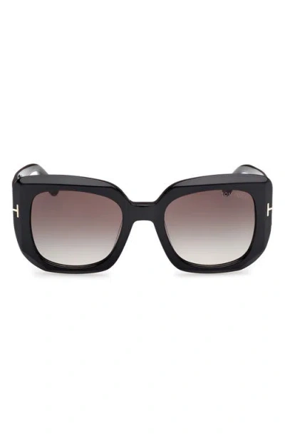 Tom Ford Carla 52mm Square Sunglasses