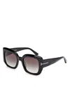 Tom Ford Carla 02 Sonnenbrille In Black/smoke