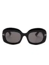 Tom Ford Carmen Sunglasses In Black