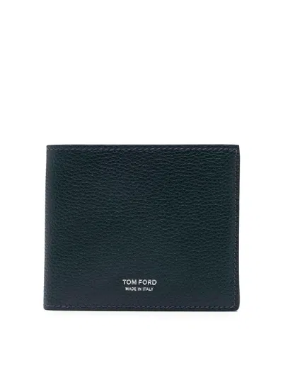 Tom Ford Mens Wallet In Blue