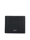 Tom Ford Logo-detail Leather Cardholder In Black