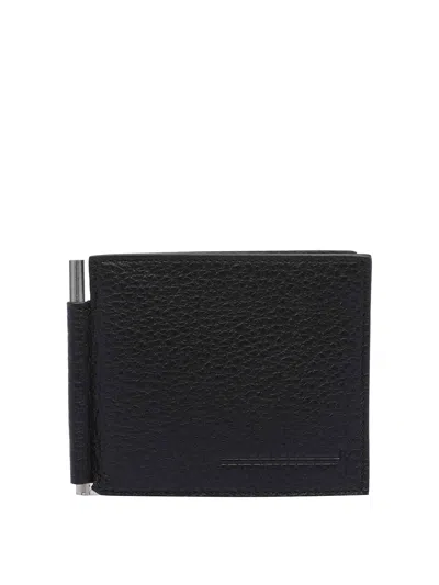Tom Ford T-line Money Clip Wallet In Black