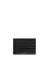 Tom Ford Leather Card Holder In Black