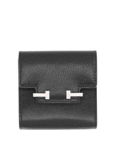 Tom Ford Aube Card Holder In Black
