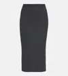 Tom Ford Cashmere And Cotton-blend Midi Skirt