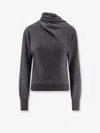 Tom Ford Cashmere And Cotton Turtleneck Sweater In Gray