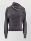 Tom Ford Cashmere And Cotton Turtleneck Sweater In Gray