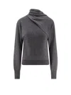 Tom Ford Cashmere And Cotton Turtleneck Sweater In Gray