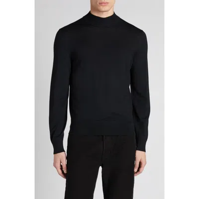 Tom Ford Cashmere & Silk Crewneck Sweater In Black