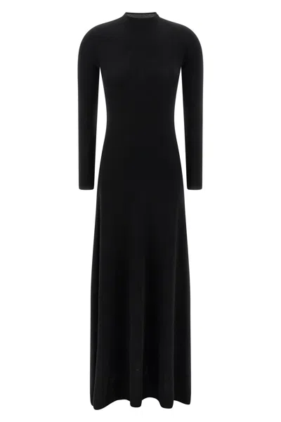 Tom Ford Luxurious Cashmere Silk Maxi Dress In Black