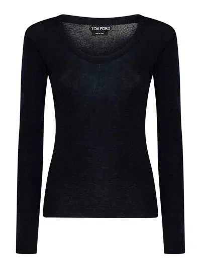 TOM FORD CASHMERE AND SILK KNIT SWEATER