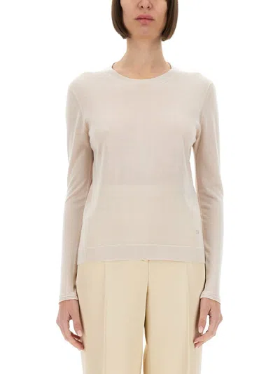 Tom Ford Cashmere And Silk Sweater In Neutral