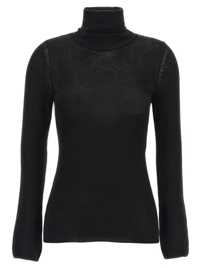 Tom Ford Cashmere And Silk Turtleneck Sweater In Black