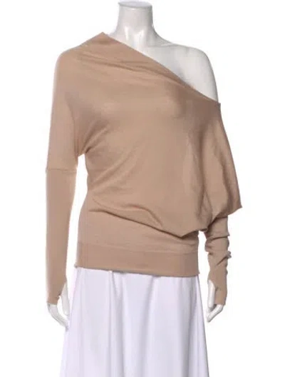 Pre-owned Tom Ford Cashmere Asymmetrical Sweater In Pink