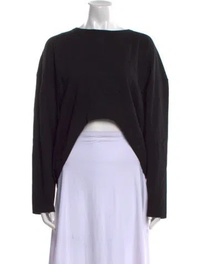 Pre-owned Tom Ford Cashmere Bateau Neckline Sweater In Black