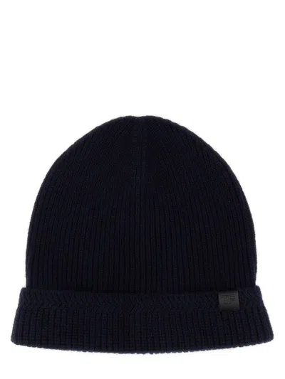 Tom Ford Cashmere Beanie Hat In Blue