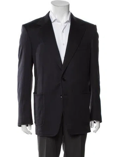 Pre-owned Tom Ford Cashmere Blazer In Gray