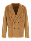 Tom Ford Mohair Double Breasted Jacket In Multi