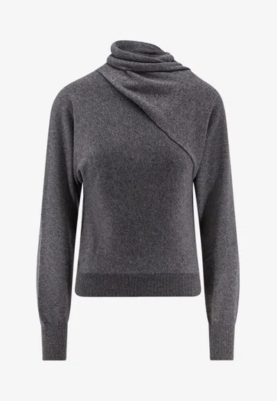 TOM FORD CASHMERE-BLEND HIGH-NECK SWEATER