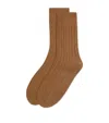 Tom Ford Cashmere Socks In Brown