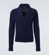 Tom Ford Silk Cardigan With Front Pockets And Shawl Collar