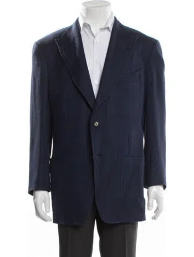 Pre-owned Tom Ford Cashmere Coat In Blue