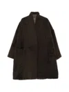 Tom Ford Cashmere Cocoon Jacket Oversized Patchwork Texture In Brown