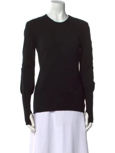 Pre-owned Tom Ford Cashmere Crew Neck Sweater In Black