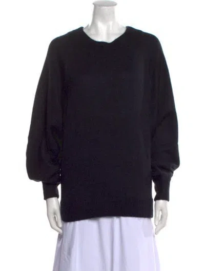Pre-owned Tom Ford Cashmere Crew Neck Sweater In Black