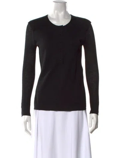 Pre-owned Tom Ford Cashmere Crew Neck Sweater In Black